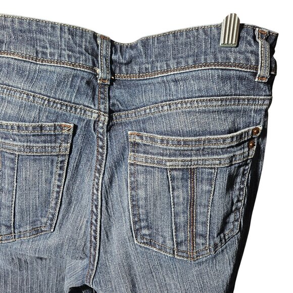 DKNY Jeans Womens Mid-Rise Bootcut Denim Jeans Size 10 Blue - Picture 5 of 5